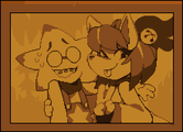A picture of Starlo and Ceroba as teenagers. This picture can be found at Starlo's parents' farmhouse.