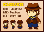 Clover character sheet from Game Jolt.
