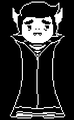 Dalv's battle sprite during the Genocide Route.