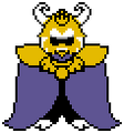 Asgore with a serious expression.